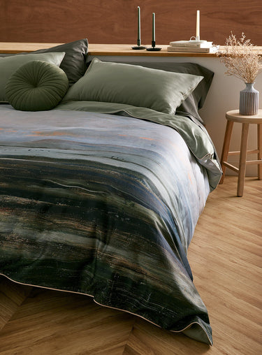Villerville-sur-Mer landscape duvet cover set